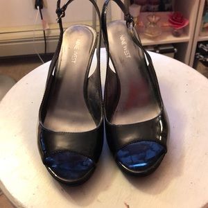 Nine West black heels